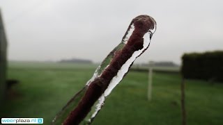 Weerbericht maandagochtend Winter in het noorden [upl. by Guyer]