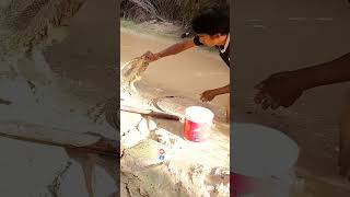 Sand Sifting to separate gold grains [upl. by Brentt]