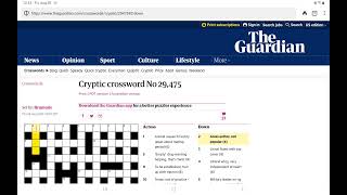 Guardian Cryptic Crossword Friday 30 August 2024 [upl. by Hersch]