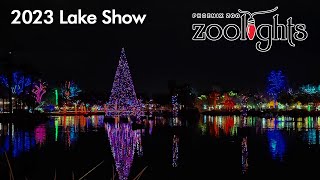 Phoenix Zoo  Zoolights Holiday Lake Show  2023  Full Show [upl. by Halas]