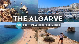 THE ALGARVE PORTUGAL  30 Top Places to Visit in The Algarve [upl. by Walrath]