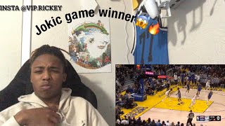 WARRIORS VS NUGGETS REACTION [upl. by Madigan]