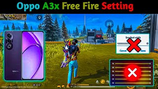 Oppo A3x Free Fire Sensitivity Settings [upl. by Teressa]