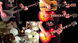 Sweet Child O Mine Guns N Roses Guitar Bass and Drum Cover [upl. by Janette380]