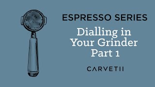 How to Calibrate an Espresso Grinder Part 1 [upl. by Warden842]