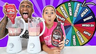 MYSTERY WHEEL OF MILKSHAKE SWITCH UP CHALLENGE [upl. by Bonnie]