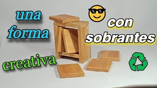 Crea Posavasos Únicos con Retazos de Madera ¡Proyectos Sencillos [upl. by Ecitsuj]