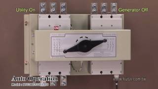 KUTAI Electronics  3P 1000Amp amp 1200Amp Automatic Transfer Switch Operational Tutorial [upl. by Woodley]