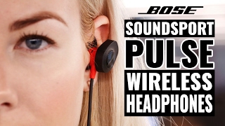 Wireless Bluetooth SoundSport Pulse Headphones by BOSE Review  The Gadget Show [upl. by Japeth552]