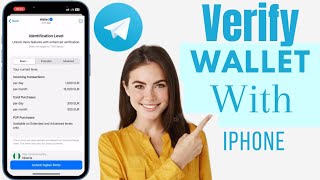 How To Verify Telegram Wallet In iPhone  Verify Telegram Wallet On iPhone [upl. by Aisats]