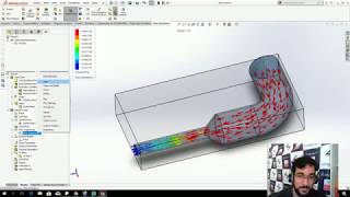 Análise de Erosão em Tubulações com o SOLIDWORKS Flow Simulation  4i Engenharia [upl. by Otilesoj378]