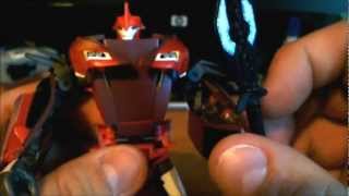 Transformers Prime Deluxe Knockout Reprolabels Installation Guide Pt 2 [upl. by Vachill]