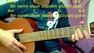 Gitar Dersi  Sevenler Ağlarmış [upl. by Lacee]