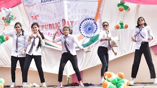 74th Republic Day Celebrations 2023Nav Jeevan Mission School Deoria [upl. by Ruhtracam]