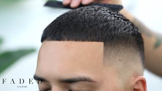 EASY MID FADE  BARBER TUTORIAL [upl. by Aynotak986]