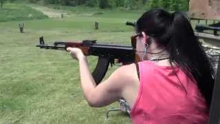 Shooting a Full Auto Polytech AK47 [upl. by Millur]