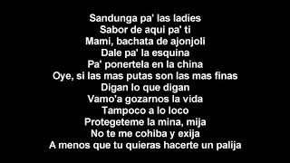 Tego Calderón  Pa Que Retozen Letra [upl. by Nnaylloh259]