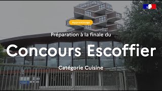 Concours Escoffier  Un apprenti du CFA académique de Lille dans la catégorie Cuisine [upl. by Tterrab]