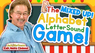 All Mixed Up The Alphabet Letter Sound Game  Jack Hartmann [upl. by Ilenay]