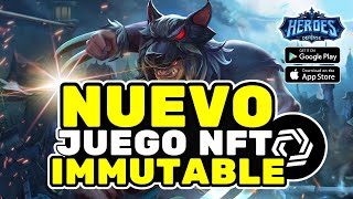 🔥NUEVO JUEGO NFT para GANAR GRATIS  SOMOS los PRIMEROS  HEROES DEFENSE [upl. by Anirtac]