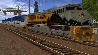 Trainz railfanning and Metropark [upl. by Farly]