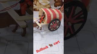 How To Make Diy Bulllock Cart  mini card wood working diy craft miniaturecardboard [upl. by Kynthia]