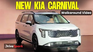 2024 Kia Carnival Walkaround Video  Exterior  Interior  Specs  Promeet Ghosh [upl. by Aikem]