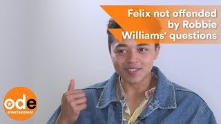 X Factor 2018 Felix Shepherd not offended by Robbie Williams’ question [upl. by Etka]