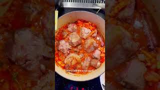 How to make oxtail ragu with homemade pasta pasta cookingvideo [upl. by Ymassej958]