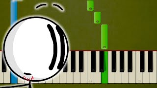 Valiant Hero Ockeroid The Henry Stickmin Collection piano tutorial [upl. by Mogerly]