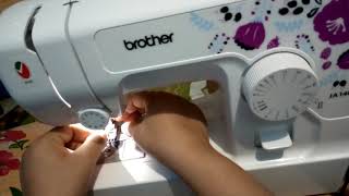 مراجعة وفتح ماكينة الخياطه برزر jA1400 Unboxing and review the Brother ja1400 sewing machine [upl. by Rahs544]