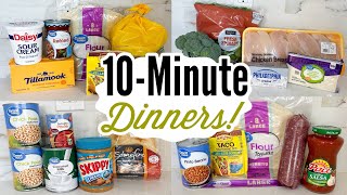 10 MINUTE DINNERS  5 TASTY amp EASY MEALS READY IN 10 MINUTES  JULIA PACHECO [upl. by Llennhoj693]