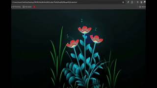 Flower Animation by using HTML and CSS [upl. by Buchalter211]