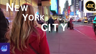 【4K】 Bryant Park to Port Authority Bus Terminal New York City Random Walker  Ali Across Borders [upl. by Ayet]