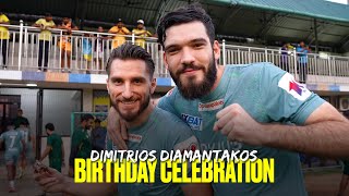 Birthday Celebration  Dimitrios Diamantakos  Kerala Blasters [upl. by Remmos868]