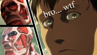 5 minutes of Bertholdt giving People the Side Eye 😒 AOT [upl. by Kirtley]