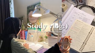 Study vlog 💻📝📎 Uni life productive day uni diaries study tips lulus ujian semester 5 [upl. by Idnahk831]