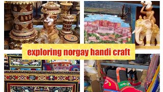 EXPLORING NORGAY HANDI CRAFT DELHI MT SHOP  TIBETAN CRAFT [upl. by Sirrom]