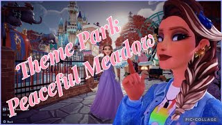 peaceful meadow speed build  Disney dreamlight valley [upl. by Akiaki314]