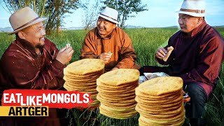 NAADAM KHUUSHUUR for MIGHTY MONGOLIAN WRESTLERS  Mukbang Style  Eat Like Mongols [upl. by Cutty767]