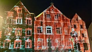 Lichtkunst Festival  Lightart Festival Glow  Weilheim i Obb 15102016  GoPro 4 BE [upl. by Meredi]