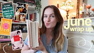 all the books I read in june from worst to best 🌟 june reading wrap up [upl. by Tymothy]