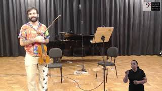 LIBRAS Live  quotMaster Class de Violino com Anton Carballo Gonzalesquot [upl. by Ethelinda]