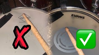 New Drum Heads Sound AMAZING [upl. by Eniwtna]