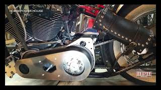 How to replace Harley Davidson Jack Shaft Pinion Gear Replacement older Softail FXR Dyna [upl. by Nalyr665]