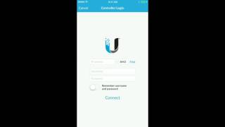 Ubiquiti Networks  iOS UniFi Easy Setup App [upl. by Lexy]