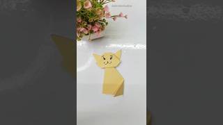 How to Make Paper Cat Origami Easy Cat Origami Tutorial origami origamicat papercat cat shorts [upl. by Valeria]