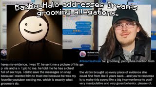 BadBoyHalo addresses Dreams grooming allegations [upl. by Anileba]