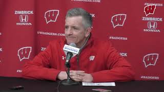 Johnson Weekly Presser Badgers set for WCHA Final Faceoff [upl. by Sarat]