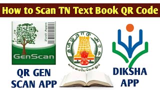 DIKSHA  How to scan TN Govt Book QR Code using the DIKSHA and QR GenScan app in tamil [upl. by Clift]